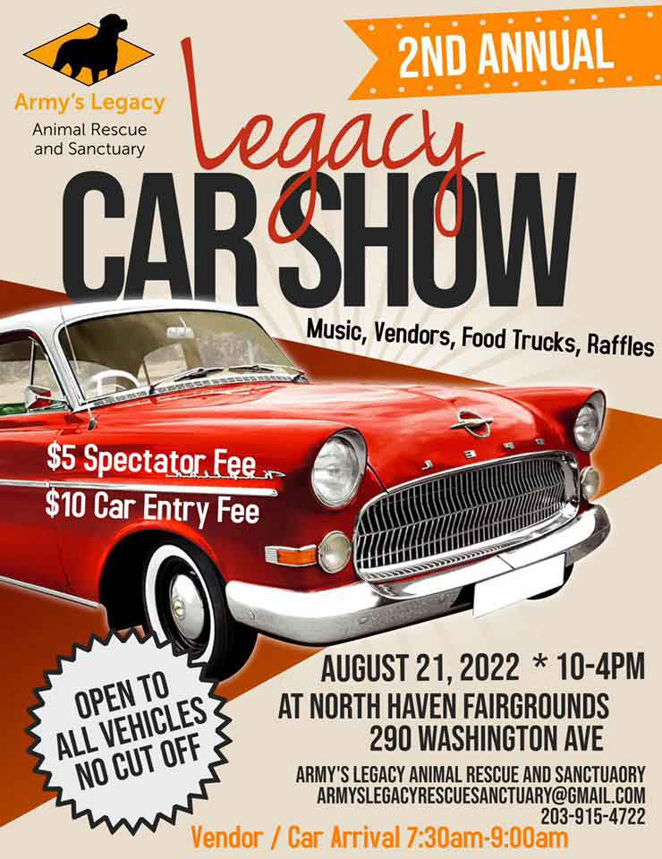 Army's Legacy 2nd Annual Car Show August 21, 2022