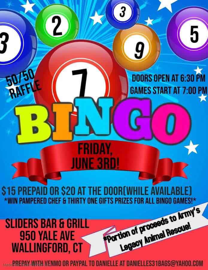 come Join us for a night of bingo!